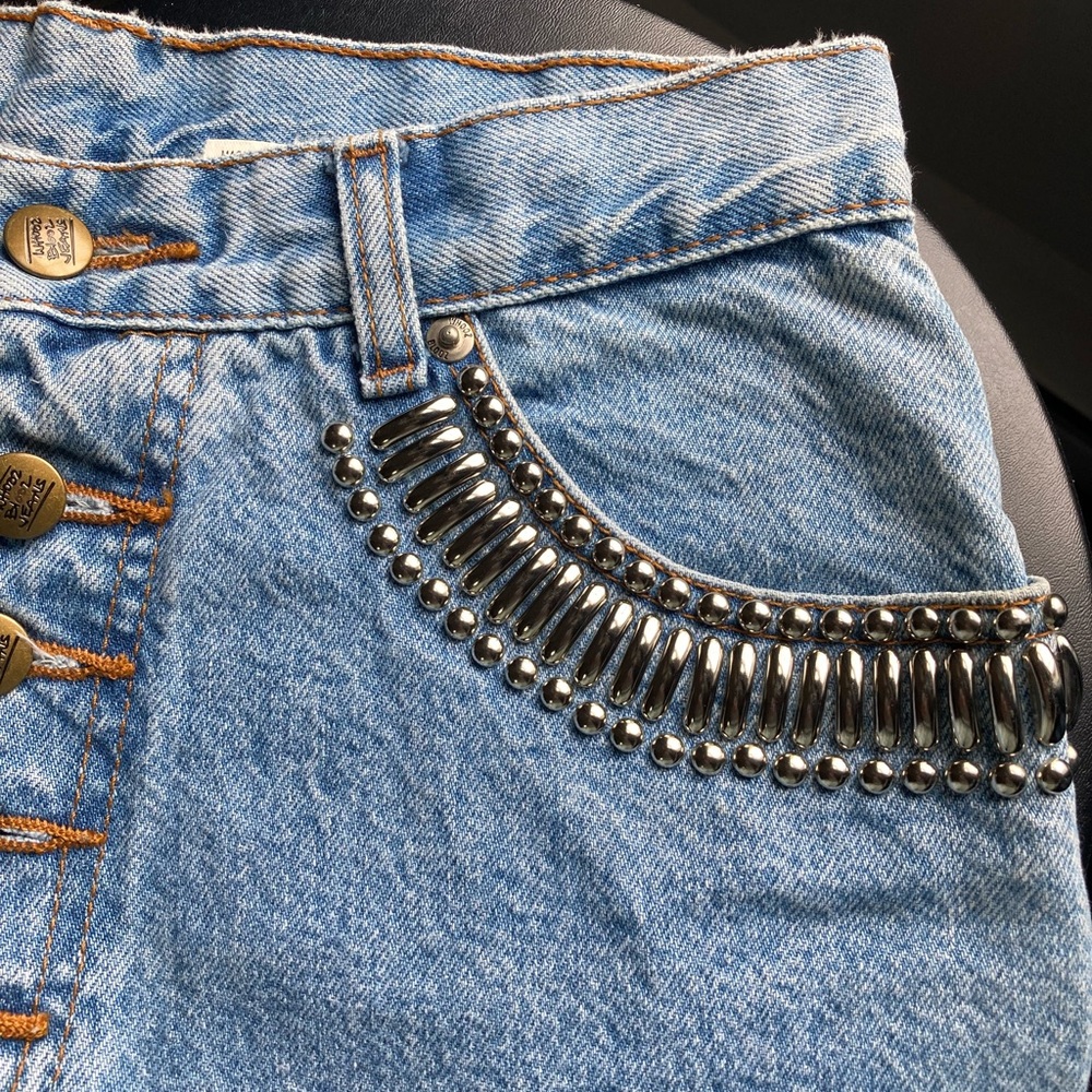 Vintage Whooz Blooz Jeans Women's Clothing Jeans  Faded Boot Cut Size 11/12